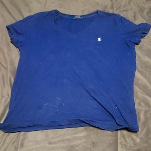Girls Ralph Lauren V-Neck T-Shirt